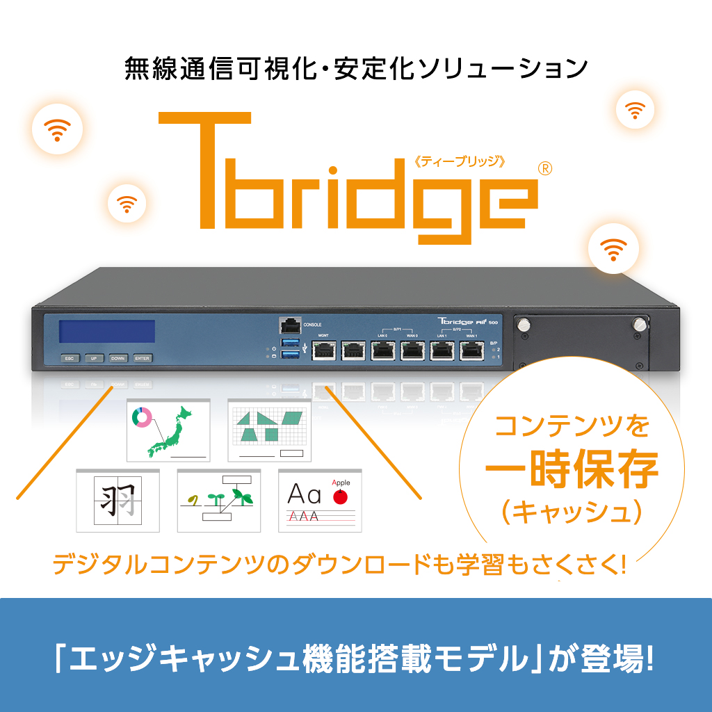 Tbridge 特許技術でネットワークのボトルネックを劇的に改善